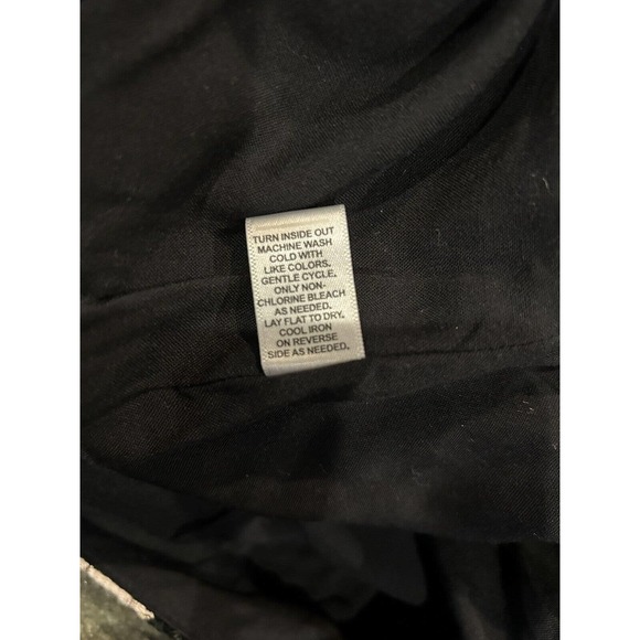 Versona Jacquard Mini Skirt Black W/gold Pink Size 8 - Picture 8 of 8